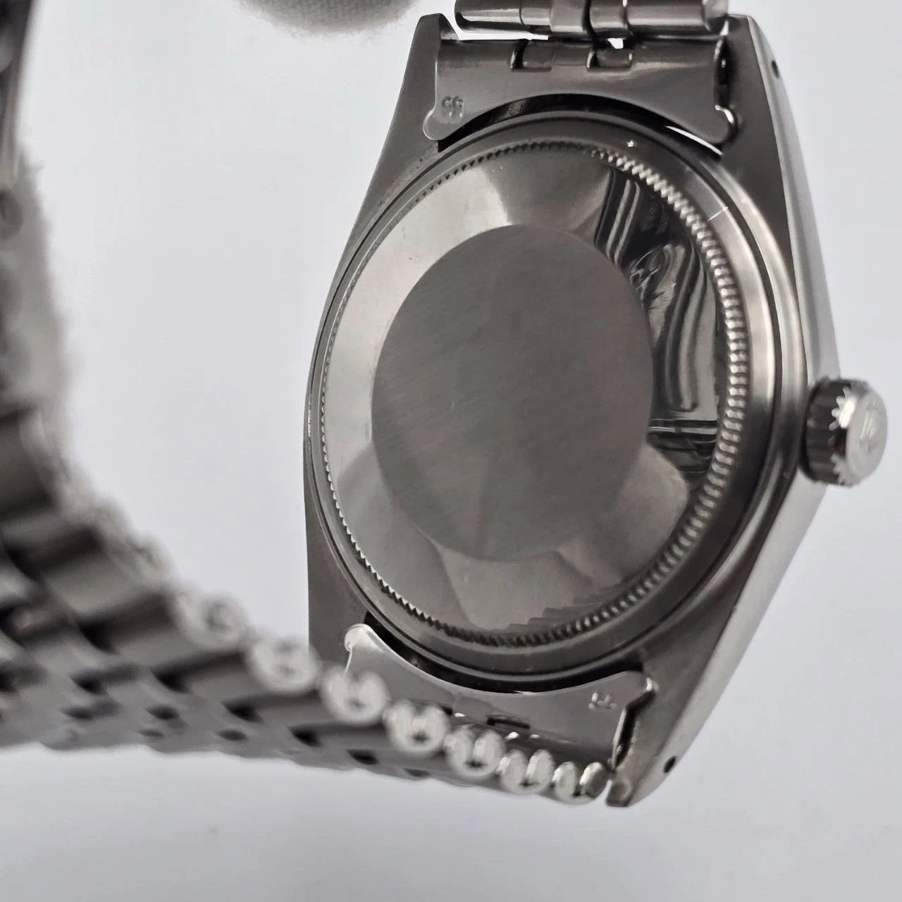 Rolex Datejust 1601 Steel RARE Factory Grey Ghost Sigma Dial Jubilee 36mm Watch