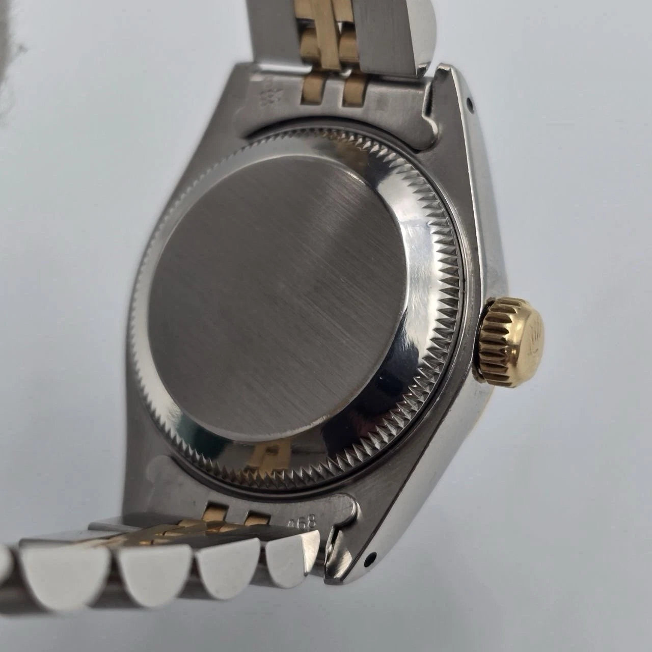 PAPERS Rolex Lady Datejust Gold & Steel 26mm Champagne Diamond Dial 69173 BOX