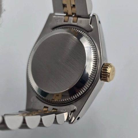 PAPERS Rolex Lady Datejust Gold & Steel 26mm Champagne Diamond Dial 69173 BOX