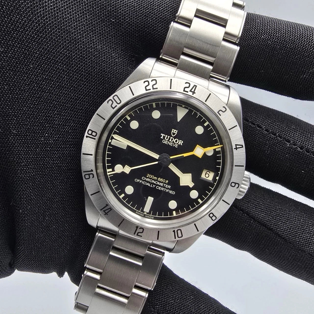 PAPERS 2023 Tudor Black Bay Pro 39MM Black Dial Stainless Steel Watch BOX 79470