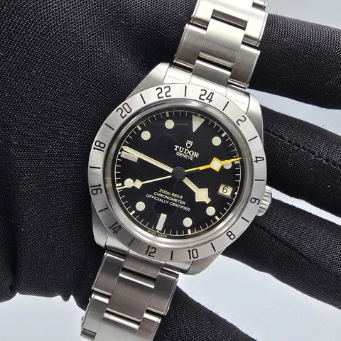 PAPERS 2023 Tudor Black Bay Pro 39MM Black Dial Stainless Steel Watch BOX 79470