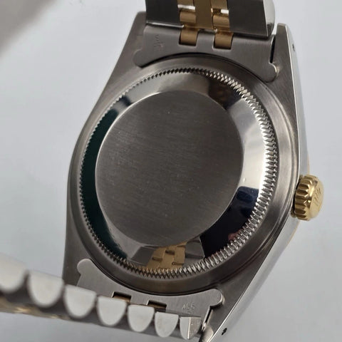 PAPERS Rolex Datejust 36mm Champagne Diamond Dial Two Tone Jubilee 18K 16233