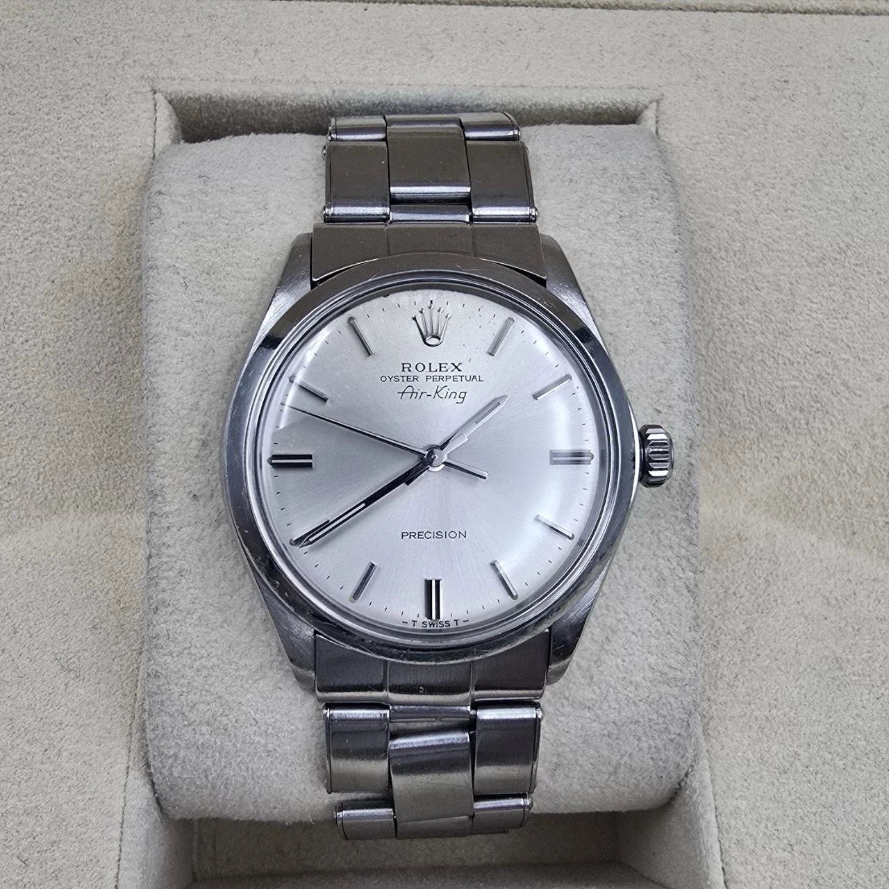 Rolex Air King Precision 5500 Steel Oyster Automatic 34mm Watch