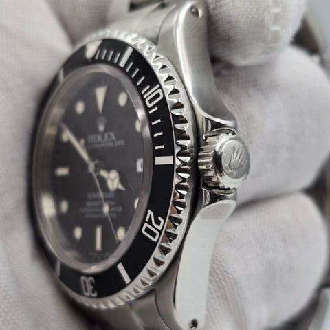 MINT Rolex Sea-Dweller 16600 Stainless Steel Black Dial 40MM Watch