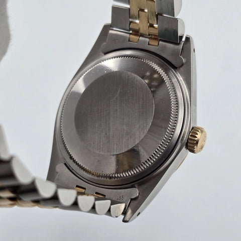 Rolex Datejust Champagne Two-Tone Yellow Gold Jubilee 16013 36mm Watch