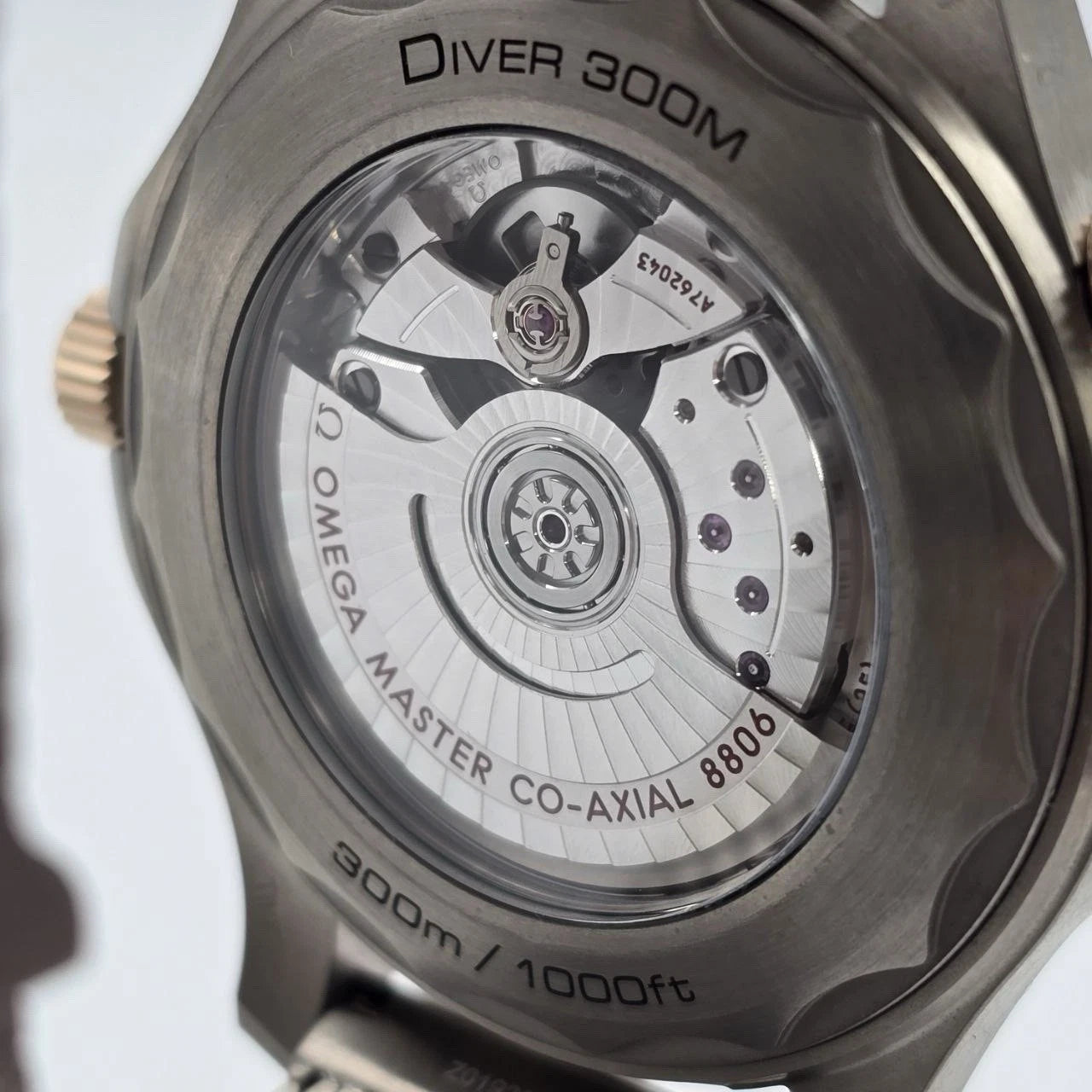 2025 Omega Seamaster Diver Green Dial Titanium Bronze Gold 210.90.42.20.10.001