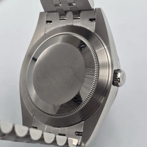 NEW 2025 Rolex Datejust 41mm 126334 Steel Jubilee Gray Wimbledon Dial UNWORN