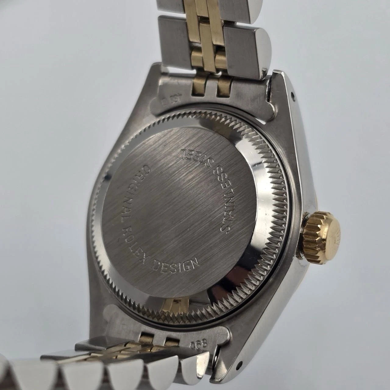 PAPERS Rolex Datejust 26mm 69173 Two Tone Jubilee Cream Roman Dial Watch
