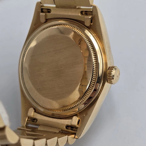 PAPERS Rolex Day-Date 18038 President 18k Gold White Dial 36mm BOX