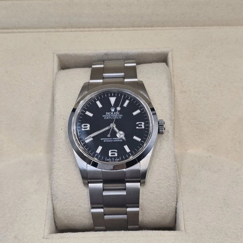 2006 Rolex Explorer I 114270 Men's Automatic 36mm Steel Black Dial Watch