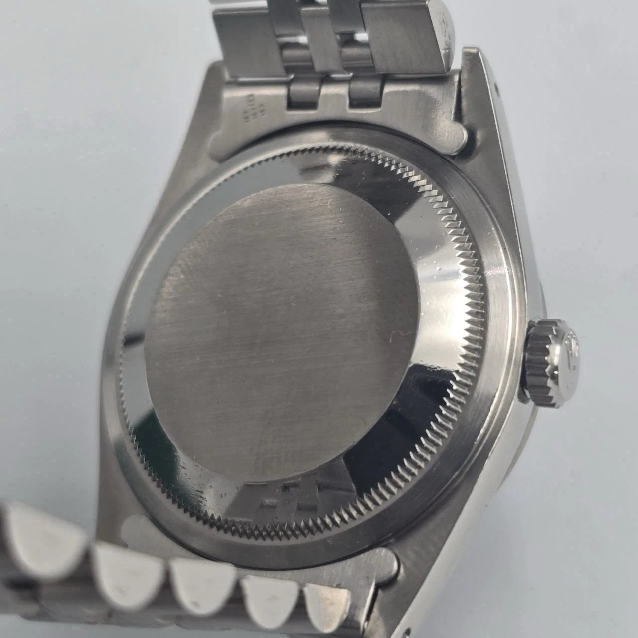 PAPERS Rolex Datejust Grey Ghost Dial Stainless Steel Jubilee 16234 36mm Watch