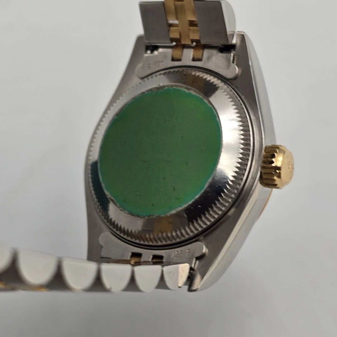 PAPERS Rolex MINT Two Tone Lady-Datejust 69173 Grey Roman Dial Jubilee Bracelet