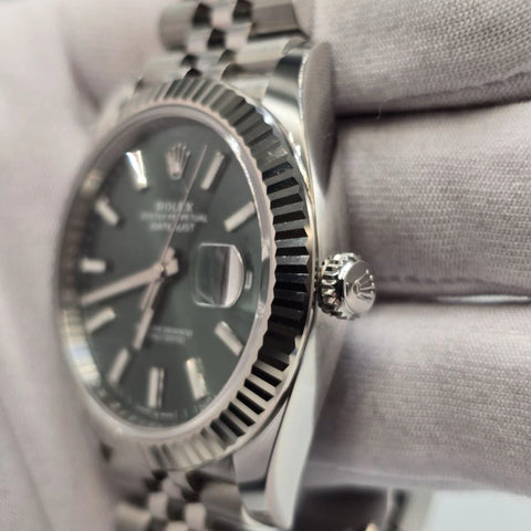 NEW 2025 Datejust 41mm 126334 Mint Green Jubilee Fluted Bezel UNWORN