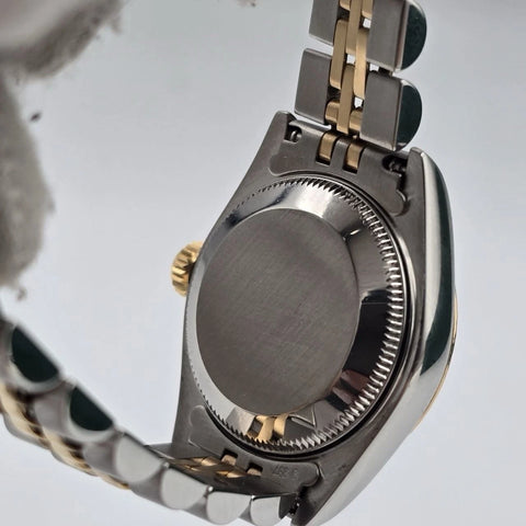 PAPERS Rolex Lady Datejust 26mm Gold Steel Champagne Diamond Dial 69173