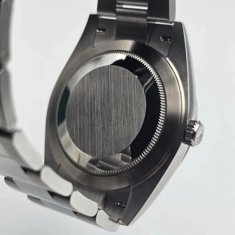 NEW 2025 Rolex Datejust 41mm Mint Green Steel Smooth Bezel Oyster 126300 UNWORN