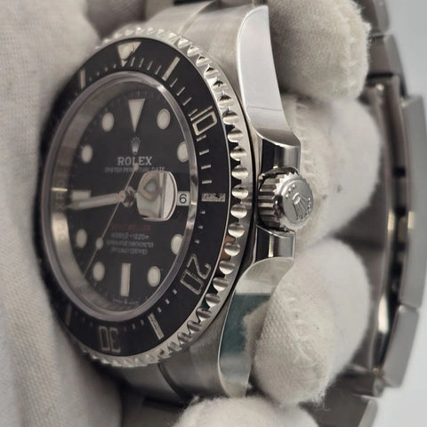 2020 PAPERS Rolex Sea-Dweller Black Red Letters Stainless Steel 43mm 126600 BOX