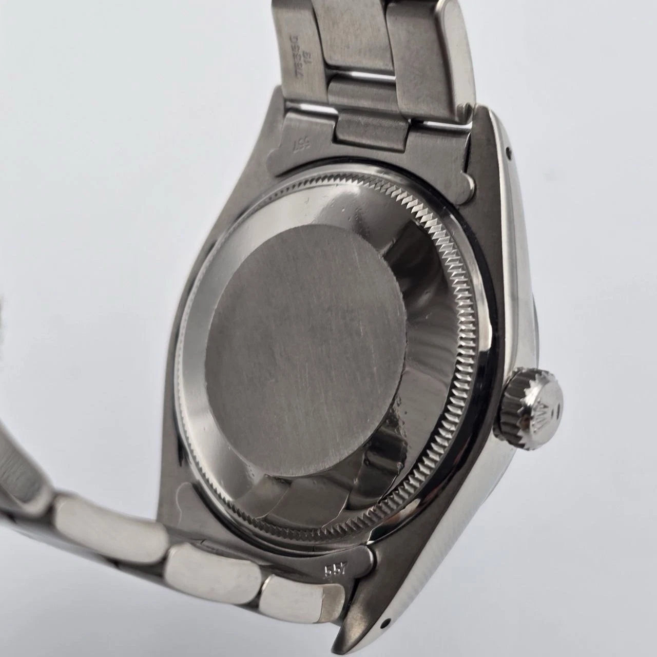 MINT Rolex Oyster Perpetual Date Black Dial Stainless Steel 1500 34mm Watch