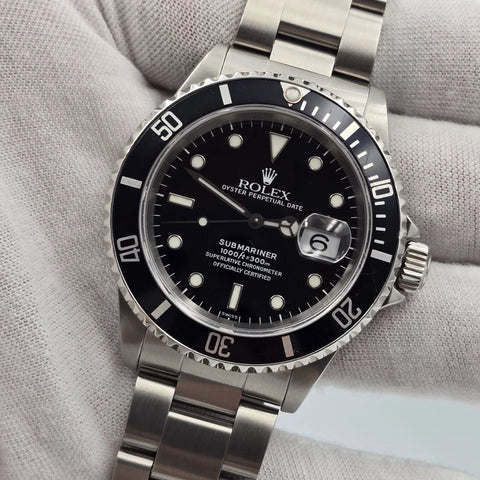 Rolex Submariner Date 16610 Black Dial Stainless Steel Oyster 40mm