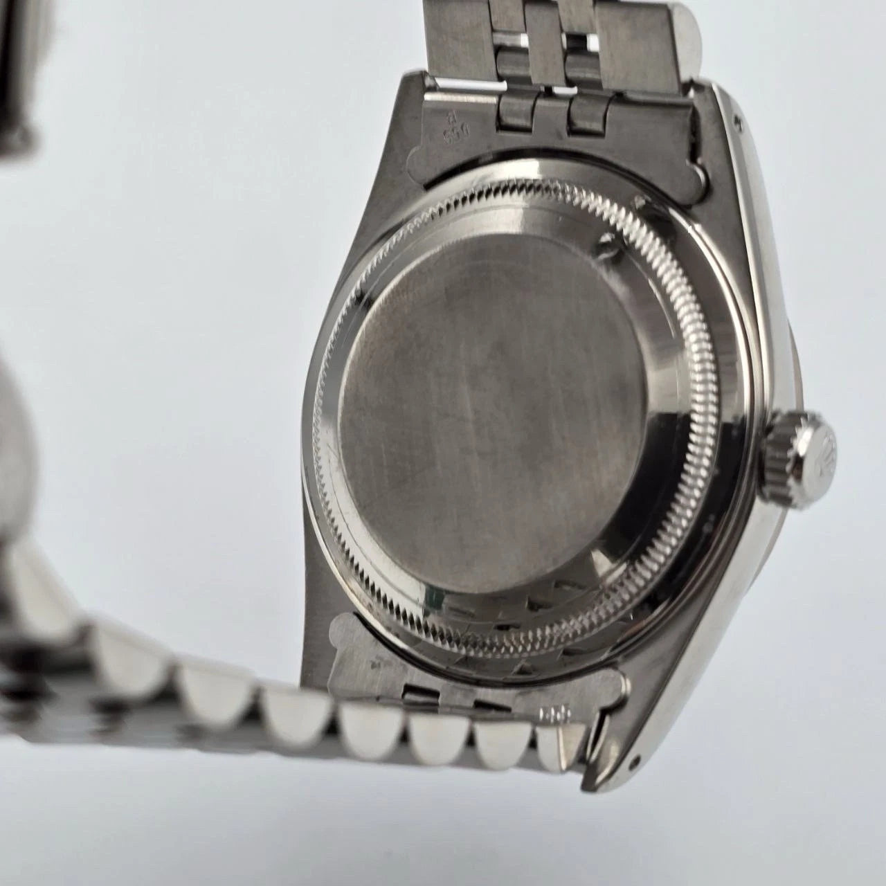Rolex Datejust Gray Tapestry Dial Stainless Steel Jubilee 16234 36mm Watch