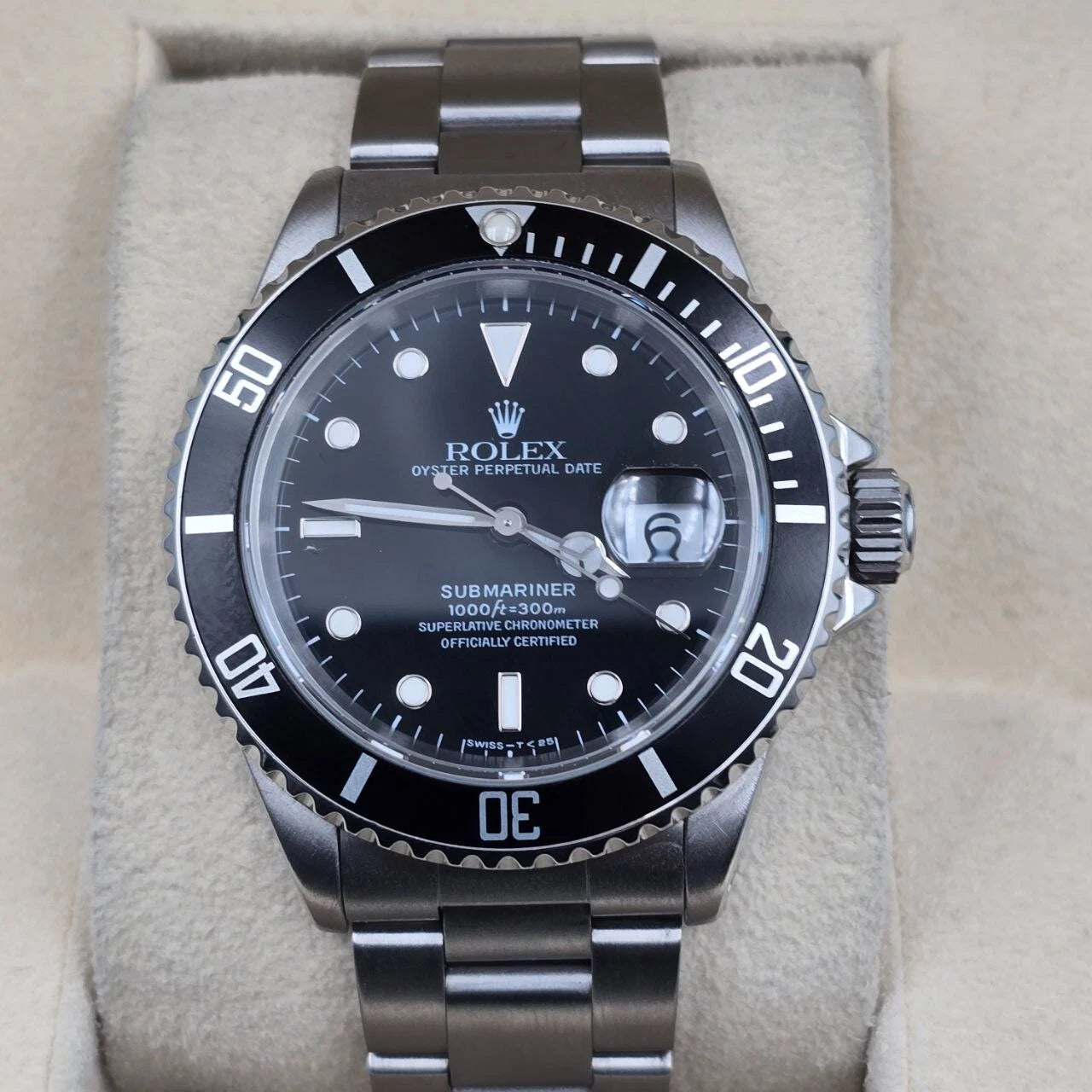 2022 RSC Rolex Submariner Date 40mm Black Dial Steel Oyster Watch 16610