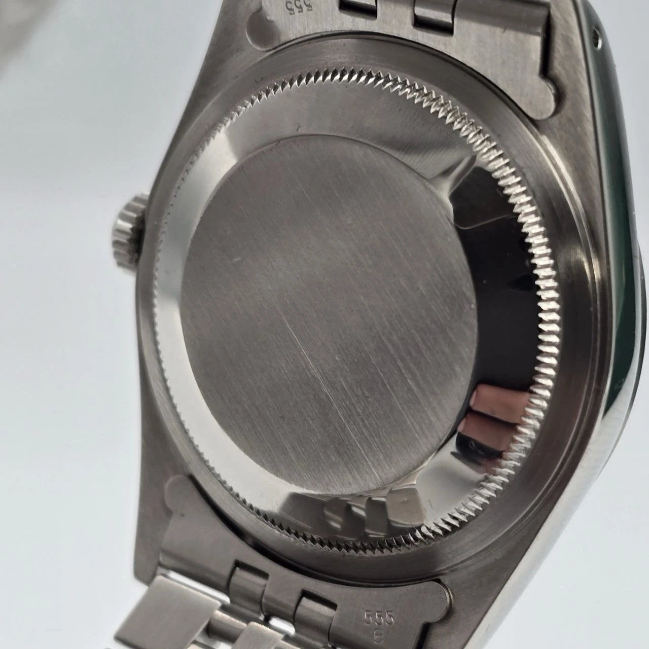 Rolex Datejust Grey Ghost Dial Stainless Steel Jubilee 16234 36mm Watch