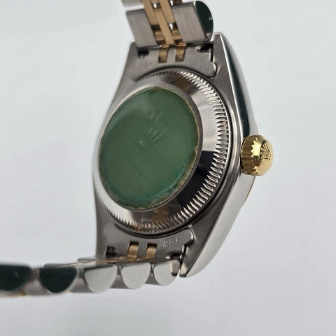Rolex Datejust 79173 Two Tone Jubilee Champagne Diamond Dial 26mm Watch