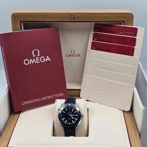 PAPERS 2024 Omega Seamaster Planet Ocean 600M 215.33.40.20.03.001 Watch BOX