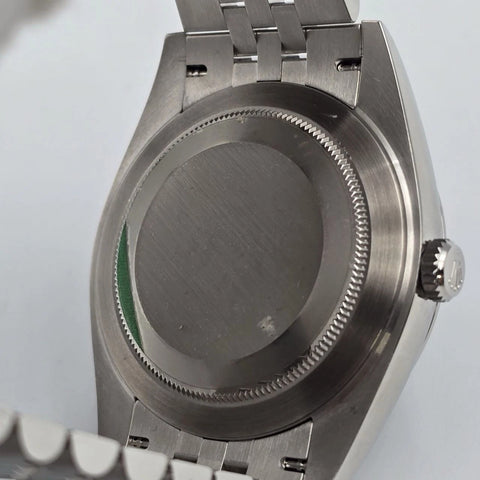 PAPERS 2025 MINT Rolex Datejust 41mm Smooth Mint Green Dial Jubilee 126300 BOX