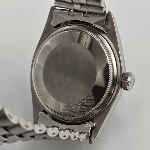 Rolex Datejust 1601 Steel Factory Grey Ghost Dial Jubilee 36mm Watch