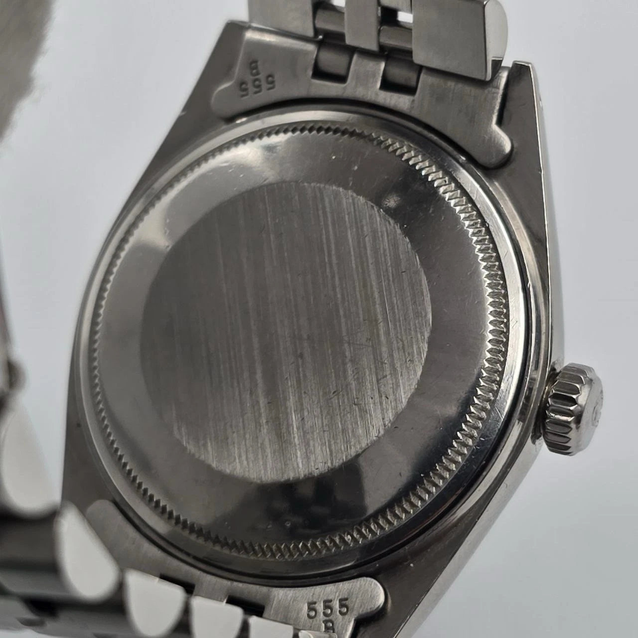 Rolex Datejust 1603 Steel RARE Factory Grey Ghost Sigma Dial Jubilee 36mm Watch