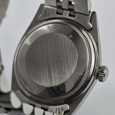 Rolex Datejust 1603 Steel RARE Factory Grey Ghost Sigma Dial Jubilee 36mm Watch