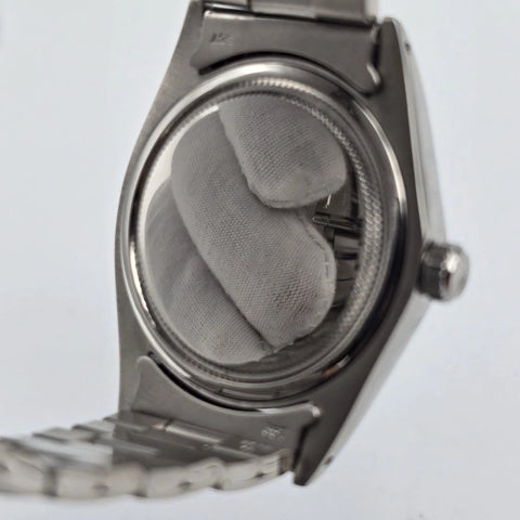 Rolex Oyster Date Precision 6694 Stainless Steel 34mm Black Dial Watch