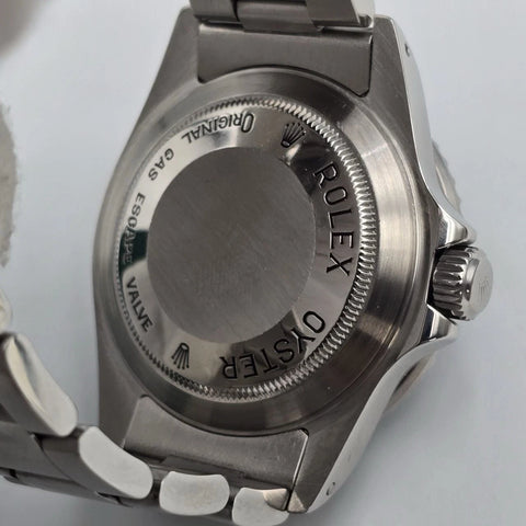 PAPERS Rolex Sea-Dweller 16600 Stainless Steel Black Dial 40mm Watch