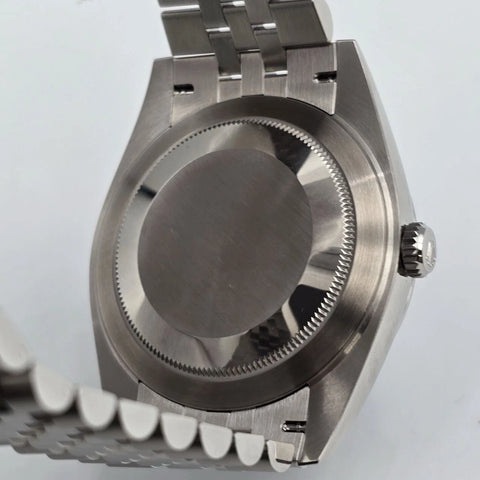 NEW 2025 Rolex Datejust 41mm Blue Stick Steel Smooth Bezel Jubilee 126300 UNWORN