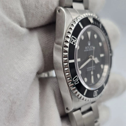 2001 Rolex Submariner No Date 14060M 2 Liner Black Dial Stainless Steel 40mm