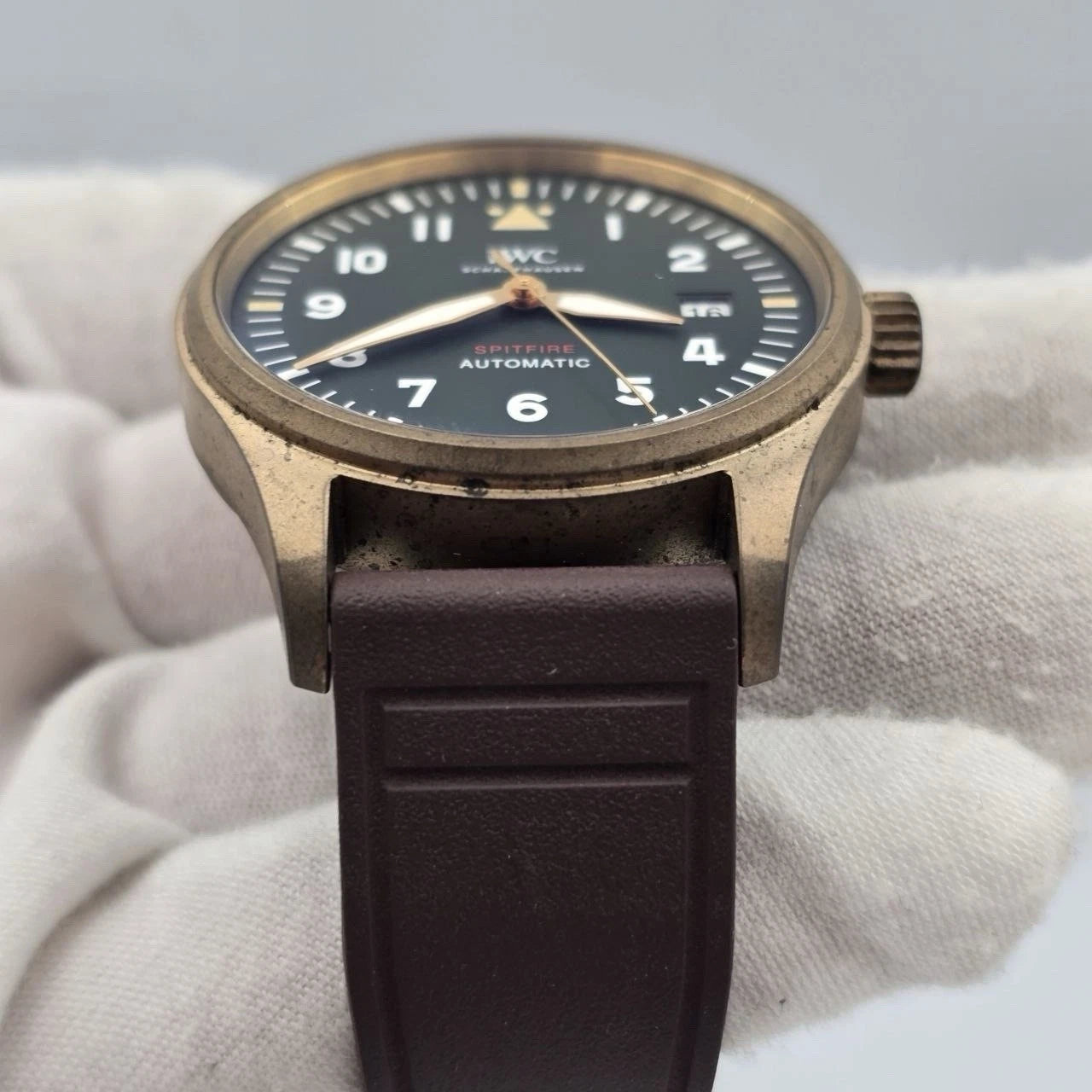 2020 PAPERS IWC Pilot's Watch Spitfire Bronze Automatic Watch IW326802 39mm BOX