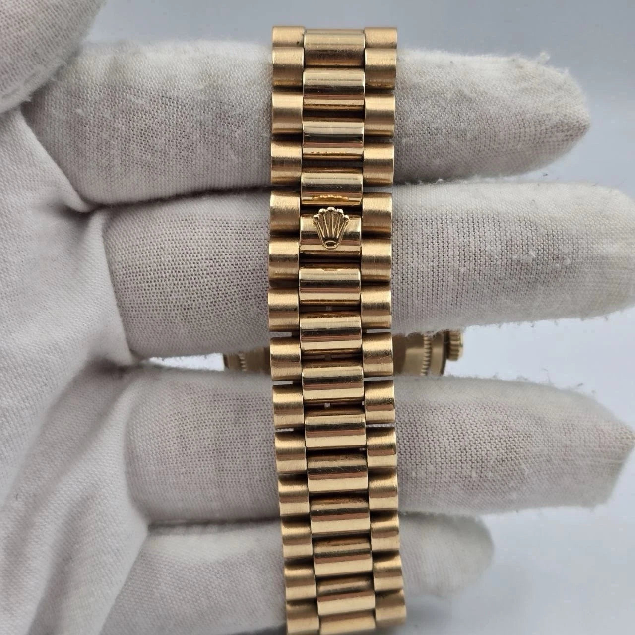 Rolex Day-Date 18238 President 18k Gold FACTORY Black Diamond Dial 36mm Watch