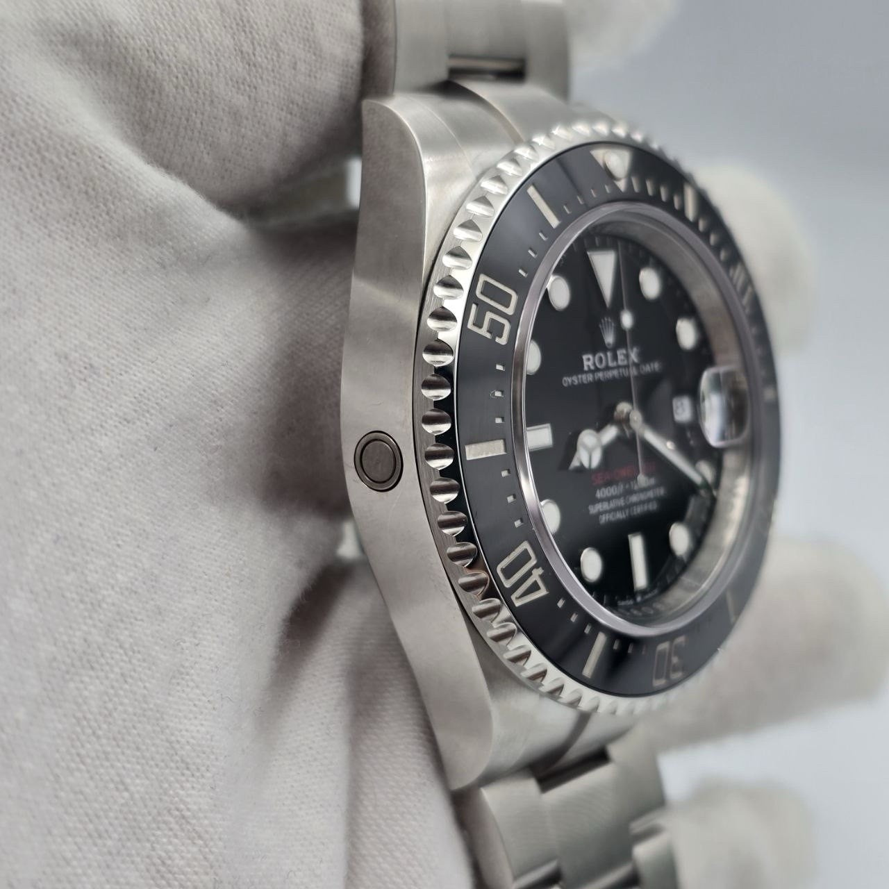 2025 PAPERS Rolex Sea-Dweller Black Red Letters Stainless Steel 43mm 126600 BOX