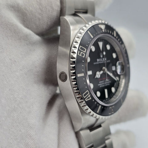 2025 PAPERS Rolex Sea-Dweller Black Red Letters Stainless Steel 43mm 126600 BOX