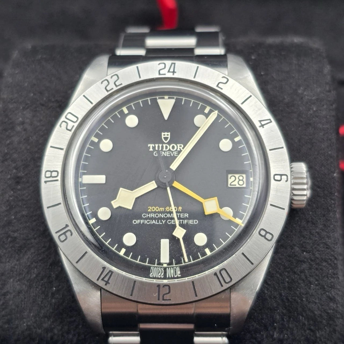 PAPERS 2024 Tudor Black Bay Pro 39MM Black Dial Stainless Steel Watch BOX 79470
