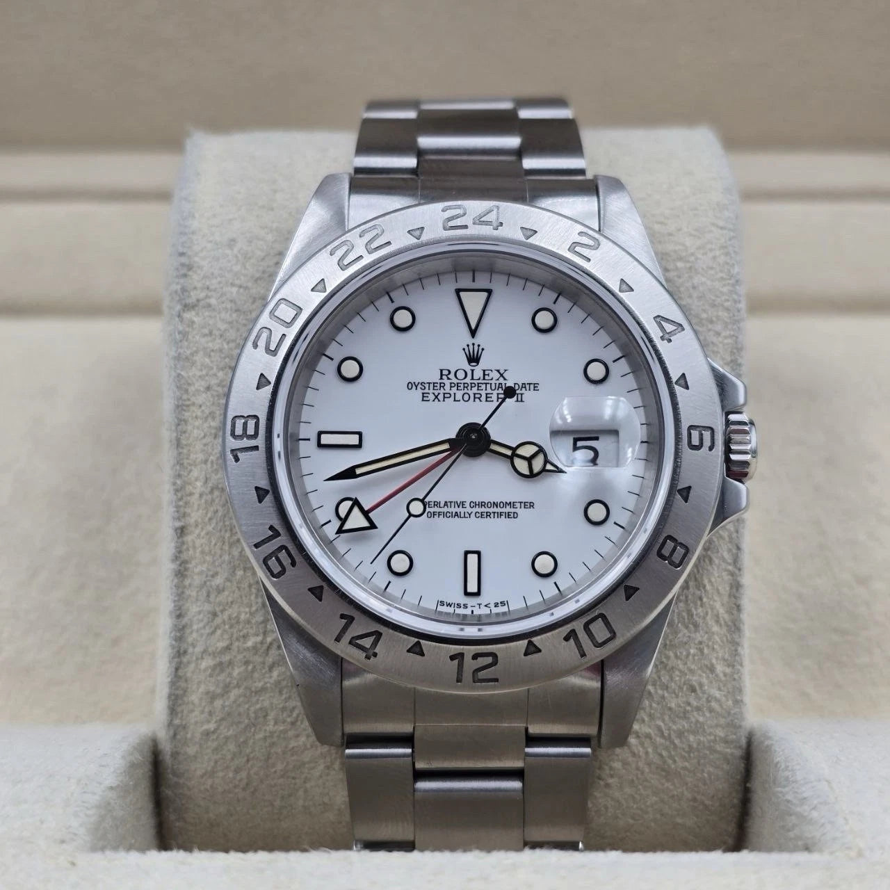 Rolex Explorer II 16570 Polar White Dial Stainless Steel 40mm Watch