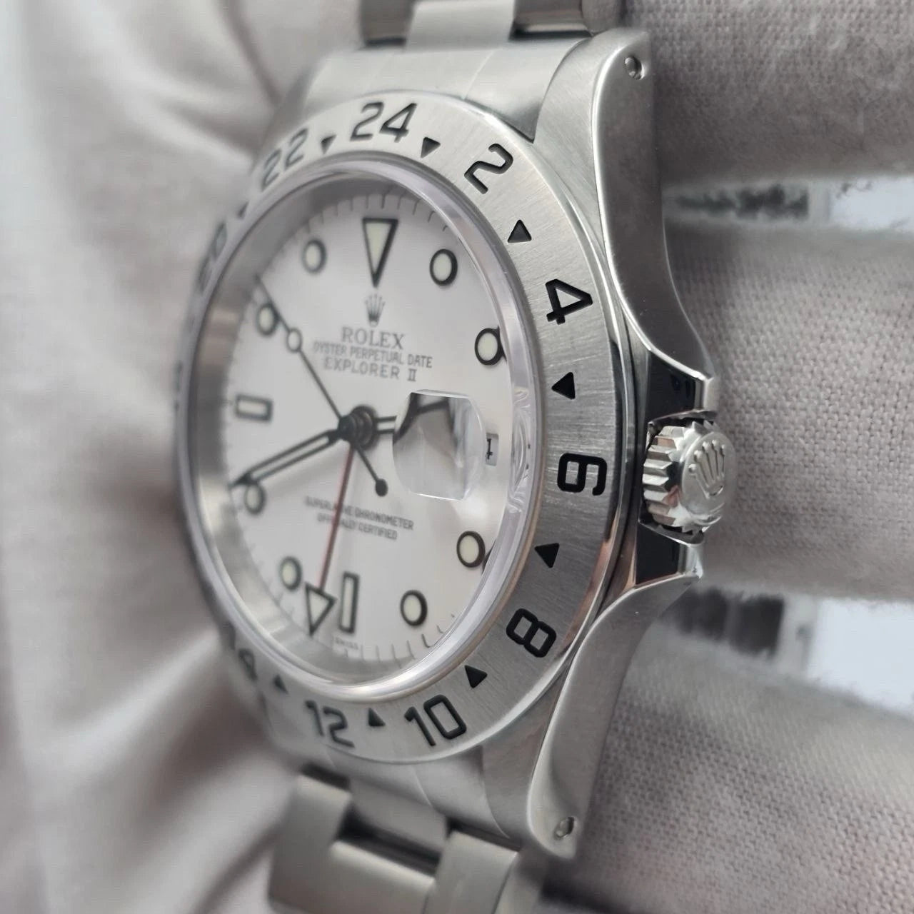 2026 RSC Rolex Explorer II Polar White Stainless Steel 40mm Watch 16570
