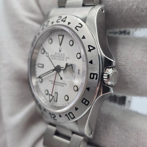 2026 RSC Rolex Explorer II Polar White Stainless Steel 40mm Watch 16570