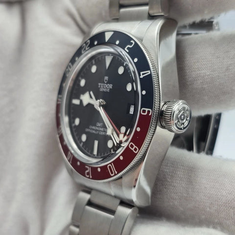2023 PAPERS Tudor Black Bay GMT Pepsi Steel Red Blue Black 41mm 79830RB BOX