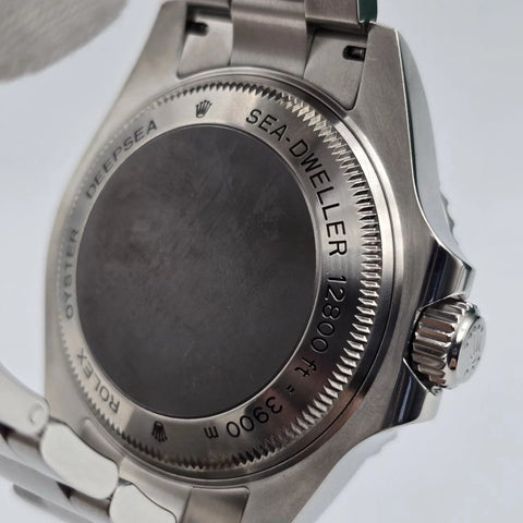 2009 Rolex Sea-Dweller Deepsea 44mm Black Ceramic Steel Dive Watch 116660