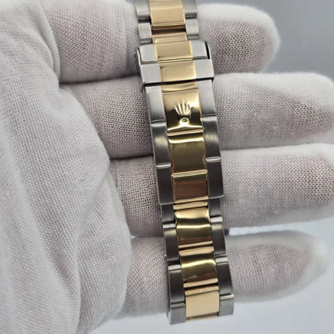 Rolex Submariner Date 16613 Black Dial Gold Buckle Two Tone Gold 40mm Watch