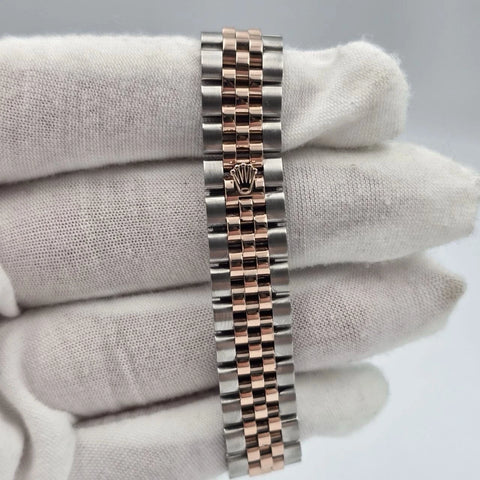 2017 PAPERS Rolex Lady-Datejust 28mm 18k Rose Gold 279171 Sundust Dial BOX
