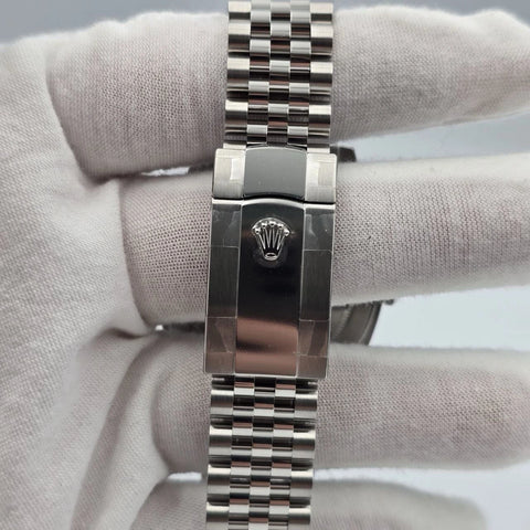 NEW 2026 STICKERED Rolex Datejust 41mm Mint Green Smooth Jubilee 126300