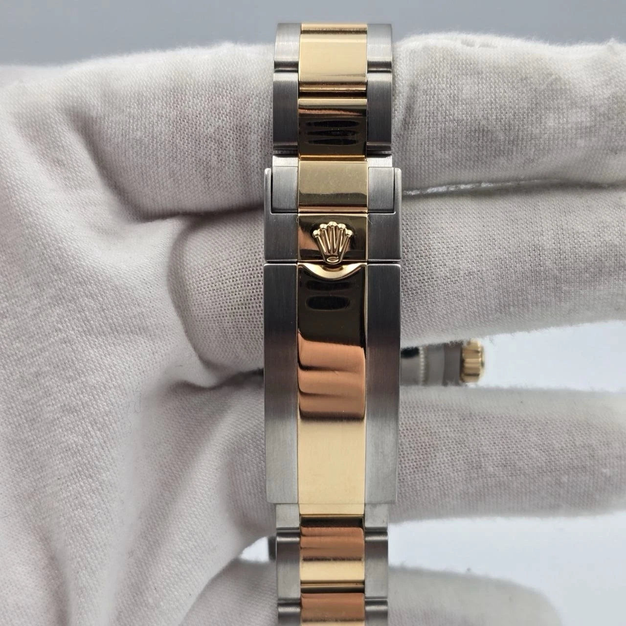 PAPERS 2019 Rolex Submariner Date 116613LB Blue Dial Gold TT 40mm Watch BOX