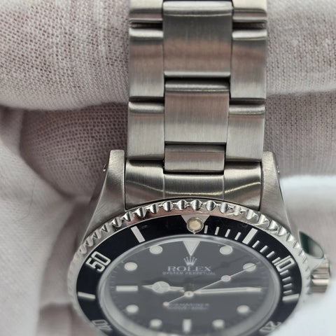 Rolex Submariner No-Date 2 Liner Black Dial Steel Oyster 40mm Watch 14060